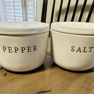 Hearth and Hand by Magnolia White Ceramic Salt and Pepper Containers